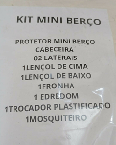 Kit Mini Berço Coral 8 Peças - comprar online