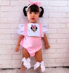 Romper Temático Minnie Rosa