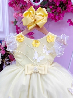 Vestido Festa Jardim Encantado Amarelo - comprar online