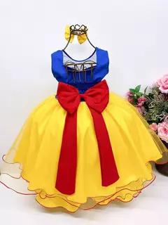 Vestido Festa Branca de Neve Capa Luxo na internet