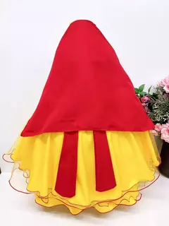 Vestido Festa Branca de Neve Capa Luxo - loja online