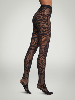 19344 NET ROSES TIGHTS