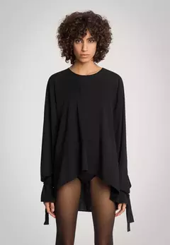 52920 - AURORA PURE CUT A-SHAPE TOP LONG SLEEVES