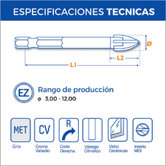 MECHA VIDRIO EZETA - BULONERIA LONG