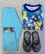 Kit Piyama + Pantuflas Carnaval Celeste