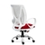 SILLA ALMA APOYABRAZOS BLANCOS Y BASE CROMADA - BS EQUIPAMIENTOS PARA OFICINAS