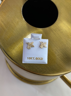 Broquel Colibrí Diamantado oro 10k - comprar en línea