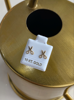 Broquel Tijera oro 10k - comprar en línea