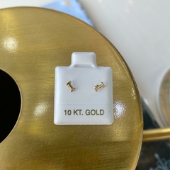 Broquel de incial oro 10k - tienda en línea