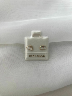 Aretes arcoiris oro 10kt