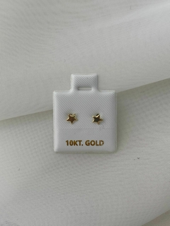 Aretes estrellita oro 10kt