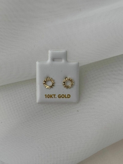 Aretes sol oro 10kt