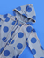 Campera Gris con Círculos Azules - comprar online