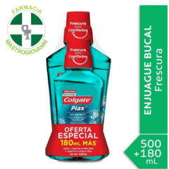 Colgate Plax Ice Infinity 500 ml + 160 ml GRATIS