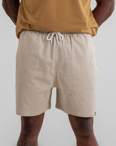 Shorts Linho Natural Santo Moço