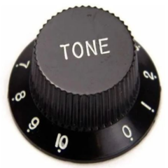 Knob Modelo Guitarra Stratocaster Preto Botões Tone - Volume - comprar online