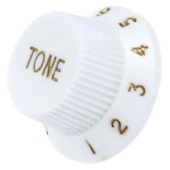 Knob Guitarra Strato Branco Botões Tone / Volume kit com 3 - comprar online