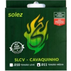 Encordoamento Solez P/cavaco Dlp 011/032 Slcv Tensão Média