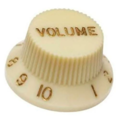 Knob Guitarra Stratocaster Volume Tone Marfim - comprar online