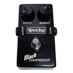 Pedal Compressor Sustain Vintage Black Bug Tbc