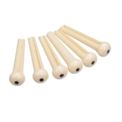 KIT 6 PINOS PARA VIOLÃO BEGE PAGANINI