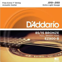 ENCORDOAMENTO VIOLÃO AÇO 0.10 D'ADDARIO EZ900