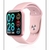 Relógio Smartwatch P80 Rosa c/ 2 Pulseira - comprar online