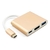 Adaptador Tipo C P/ USB 3.0 HDMI LELONG LE-5573 - comprar online
