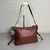 Bolsa Hobo Couro Ecológico Helena Marrom - comprar online