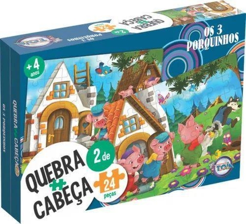 Jogo Quebra Cabeça Dinossauros 60 Peças Maser Toys - Feira da Madrugada SP