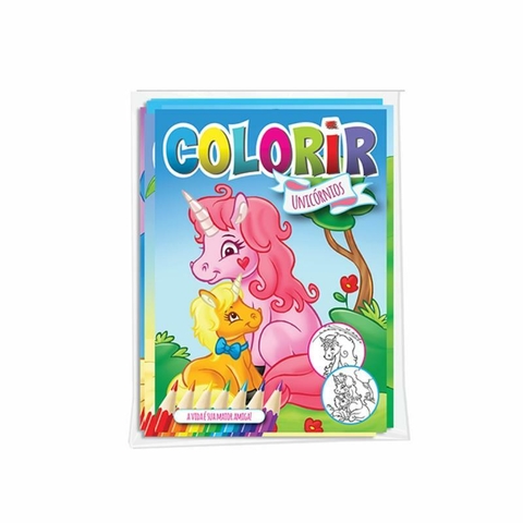 LIVRO PARA COLORIR DINOSSAURO C/8PG PAUTA BRANCA