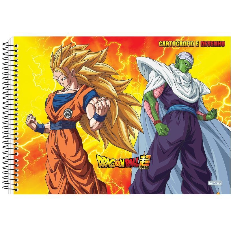 CADERNO DESENHO CD DRAGON BALL 60F