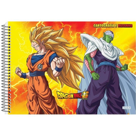 Caderno de Desenho e Cartografia 60F Dragon Ball SD