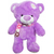 URSO DE PELÚCIA LILAS COM CACHECOL