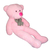 URSO GIGANTE DE PELÚCIA ROSA - comprar online