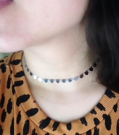 Choker Corações na internet