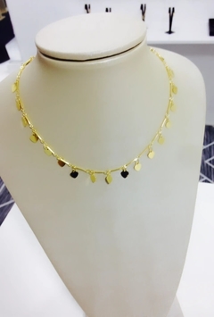 Colar ou Choker Corações Pendurados