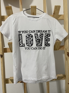 Remera Love talle 2 - comprar online