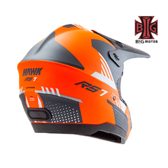 Hawk RS7F Naranja Fluo - BG Motos