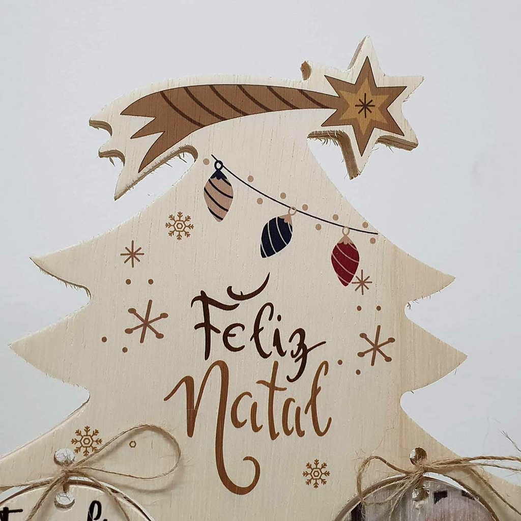 Placa Feliz Natal - Cria Arte Laser