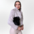 BOLSA SOFTY preta pele de coelho e pelica couro cabra macia leve com alça removível mão clutch feminina por Fabiane Frank chique e elegante festa dia a dia frio outono inverno 2024 2025 Gramado Fur and Shop 2