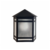 Aplique difusor exterior FARO III 1 luz Negro texturado Artelum®