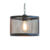 Colgante malla 1 luz Negro Ø 30cm con cadena San Justo®