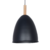 Colgante Ovi aluminio con madera Ø24cm 1 luz Negro_San Justo _MC6616-02