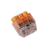 Conector 3 vías 0,5/2,5mm² (naranja) Hellermann Tyton