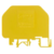 Separador 76x77mm espesor 1mm bornera din color amarillo SE3-D Zoloda®