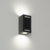 Difusror rectangular 2 luces grande Gu10 Negro San Justo®