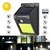 Aplique solar PIR 48 led batería 3,7V 1,2A/h 8/10hs ProNext®