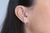 Brinco Earcuff Coração - Lilás