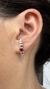 Brinco Earcuff Coração - Rosa